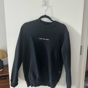 Aime Leon Dore Black Uniform Crewneck Sweatshirt S